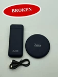 (broken) Tech Squared Power Bank 10000MAH 10W Wireless Charger Navy Blue. Fixed Price $9.99.