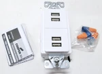 Cooper 7750W White Usb Charging Station 4-PORT 2.5A Receptacle Outlet 5VDC. Fixed Price $14.99.