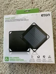 Eton Boost Solar Rechargeable Battery Pack, 5000 Mah, Powered Backup, New. Fixed Price $45.00.