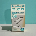 Fifo Dual Port Energy Usb Car Charger Adapter 2.1 Amp 4' Sync Cable. Fixed Price $14.89.