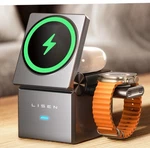 Lisen 3 1 Charging Station For Apple, Super Stable Wireless Stati.... Fixed Price $52.24.