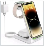 3IN1 Wireless Charger Dock Charging Station For Apple Watch 9 Air Pods Iphone 16. Fixed Price $25.00.