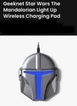 Disney Star Wars The Mandalorian Light Up Wireless Charging Pad Apple Samsung. Fixed Price $25.00.