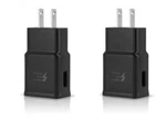 2X Adaptive Fast Rapid Wall Charger For Samsung Galaxy S7 S8 S9+ S10E Blk. Fixed Price $8.99.