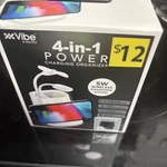 Vibe Essential Wireless Charging Stand 4- In- 1 Power Organizer. Fixed Price $9.99.