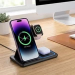 3 1 Wireless Charging Station Fast Charger Stand Dock For Iphone Apple Watch. Fixed Price $19.99.