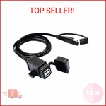 Motopower MP0609C 3.1AMP Waterproof Motorcycle Dual Usb Charger Kit Sae. Fixed Price $18.75.