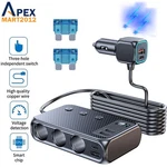 Multi Car Cigarette Lighter Socket Power Adapter Splitter Usb Plug Fast Charger. Fixed Price $19.99.