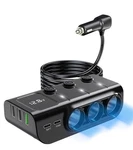 8 In 1CIGARETTE Lighter SPLITTER,3 Expander Socket Car Charger Adapter & 5 Us.... Fixed Price $24.11.
