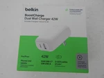 Belkin - Boostcharge 42W Dual Wall Charger White New. Fixed Price $34.98.