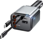 Retractable Car Charger Adapter For Cord Apple+type Upgraded , Gray. Fixed Price $27.96.
