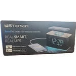 Emerson ER100401 Smartset 15WATT Ultra Fast Wireless Charging Dual Alarm Cloc.... Fixed Price $45.86.