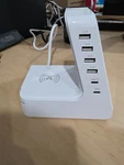 Atomi Qi Wireless Charging Multiport Charge Tower- New Sealed. Fixed Price $34.99.