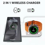 2IN1 Wireless Charger Fast Charging Pad For Samsung Galaxy S26 Z FLIP7 Watch 8. Fixed Price $10.99.