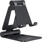 Nulaxy Dual Folding Cell Phone Stand, Fully Adjustable Foldable A-black. Fixed Price $13.85.