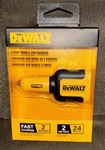 Dewalt 2-PORT Mobile Usb Charger 2.4 Amps Fast Model# DXMA1419008. Fixed Price $19.99.