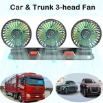 3-HEAD Car Cooling Cigarette Lighter 360 Rotatable Electric 12V Fans Us. Fixed Price $25.99.