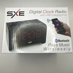 Sxe Digital Clock Radio W/ Usb Charging Port Bluetooth New. Fixed Price $16.99.