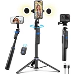 70" Auto Tracking Tripod For IPHONE,360 Rotation Travel Selfie Stick Stand,tr.... Fixed Price $66.72.