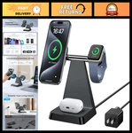 3 1 Magnetic Wireless Charging Station For Iphone, Apple Watch & Airpods - Ni. Fixed Price $33.99.