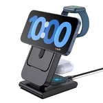 Neotrixqi Wireless Charging Station Magsafe Charger Stand, 3 1, W17 - Black. Fixed Price $32.63.