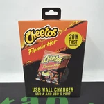 Flamin' Hot Crunchy Cheetos Portable 20W Wall Charger W/usb & Ports. Fixed Price $17.10.