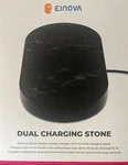 Einova Wireless Dual Charging Marble Stone Charge 2 Items At Once Qi Cert. 10W. Fixed Price $44.99.