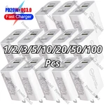 Pd 20W Usb-c Dual Port Adapter Wall Charger For Iphone 11 12 13 14 X Android Lot. Fixed Price $93.41.