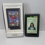 Barnes & Noble Nook Color BNRV200 7" Wi-fi Tablet Ebook Reader New Open Box. Fixed Price $49.95.