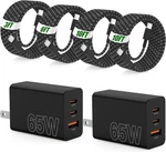 65W Super Fast Charger Type For SAMSUNG,3 Port 100W Pd Quick Charging 3.0 Usb. Fixed Price $61.18.