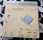 Belkin Wireless Pre-n Router 1002 800% Wider Coverage New Sealed. Fixed Price $18.99.