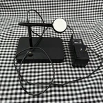 Belkin Apple Watch + Iphone Charging Dock Stand Black Model F8J183 Power Adapter. Fixed Price $25.00.