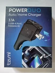 Tzumi Power Duo Auto Car Home Charger Portable Plug 2 Usb Foldable Ac 7970 New. Fixed Price $13.00.