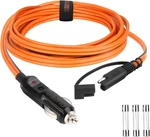 Cigarette Lighter Plug To Sae Quick Release Adapter, 12V/24V, 30A Fused, 12AWG. Fixed Price $22.39.