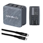Avermedia Elite Go For Streaming Portable Charger (black) GC313PROBLACK. Fixed Price $119.99.
