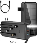 Boogostore Portable Charger With Built In Cable And Wall Plug 50000MAH PD30W. Fixed Price $54.79.
