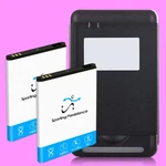 Large Capacity 2X 2520MAH Rechargeable Battery + Charger F Zte Warp Sequent N861. Fixed Price $58.47.