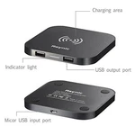 New Raynic Orchid Wireless Phone Qi Charging Pad Charger, Color: Black. Fixed Price $12.99.