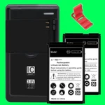 Large Power 2X 1850MAH Excellent Battery Portable Charger Fits Tracfone Lg 329G. Fixed Price $46.85.