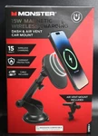 Monster 15W Magnetic Wireless Charging Dash & Air Vent Car Mount. Fixed Price $28.98.