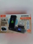 Itek 3-IN-1 Wireless Fast Charging Phone Watch Airpods Stand For Apple & Android. Fixed Price $15.00.