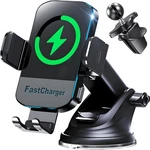 Chgeek Wireless Charger, 2026 Upgrade 15W Fast Charging Auto Clamping Car.... Fixed Price $45.67.
