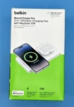 Belkin 2-IN-1 Wireless Charging Pad W/ Magsafe 15W White *no Usb-c Power Cable*. Fixed Price $17.99.