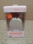 Onn Dual-port Wall Charger With Usb-c 20W 12W For Phones Devices Fast. Fixed Price $17.99.