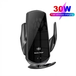 30W Car Wireless Charger Charging Dock Automatic Clamping Phone Air Vent Holder. Fixed Price $17.99.