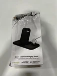 Mophie 3-IN-1 Wireless Black Charging Stand For Iphone. Fixed Price $29.99.