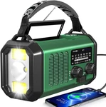 Emergency Radio Hand Crank Solar, Am/fm/noaa Weather Built-in 20000MAH Bat. Fixed Price $79.99.