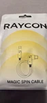 Raycon Magic Spin Cable, Set Of Two Purple Charging Cords New Bag, Iphone 14. Fixed Price $18.00.