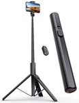 Anxre Phone Tripod, NT79 Extendable Selfie Stick With 1/4" 71", Black. Fixed Price $32.31.