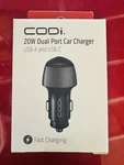 Codi 20W Dual Port Car Phone Charger. Fixed Price $20.00.
